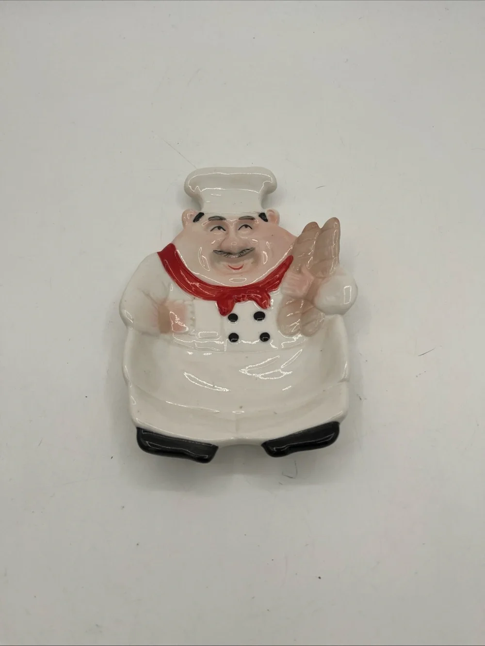 Fat Chef Ceramic Spoon Rest